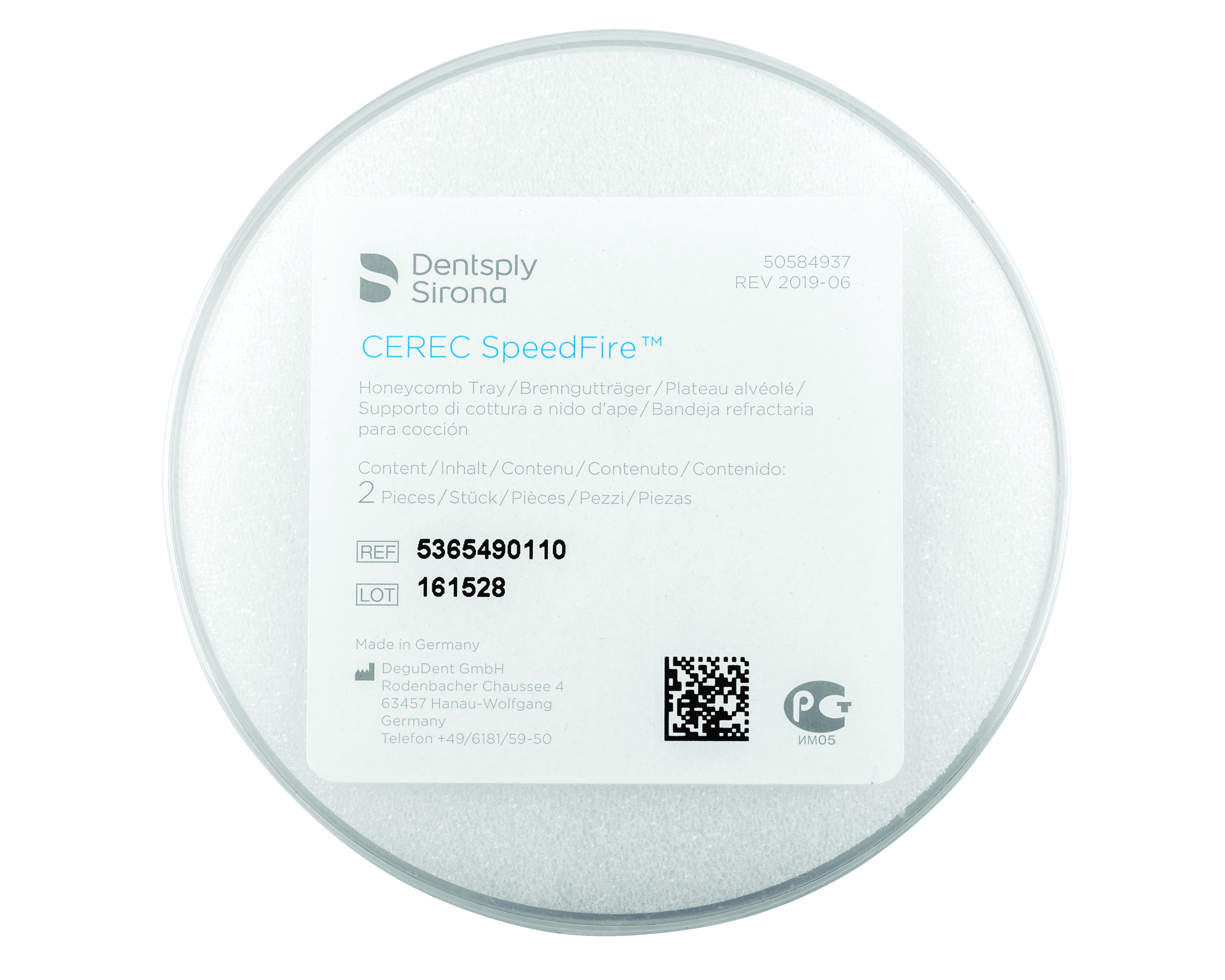 CEREC SpeedFire Honeycomb Tray