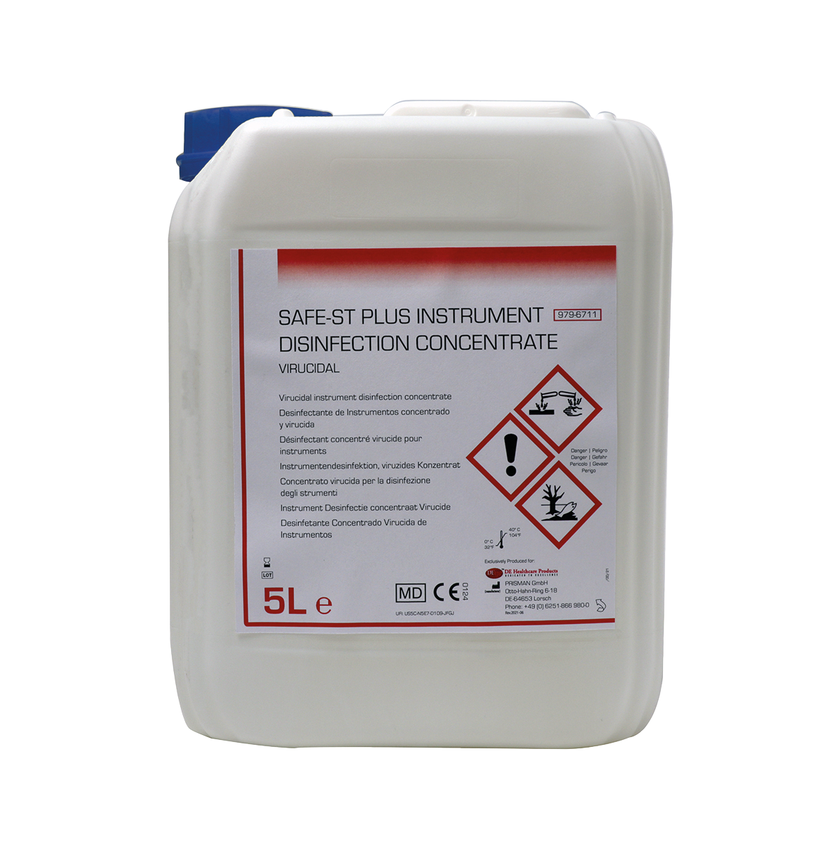 DEHP Safe-ST Plus Instru Disinf Conc Virucidal 5L