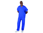First Choice Unisex Scrub Top Cornflower Blue L