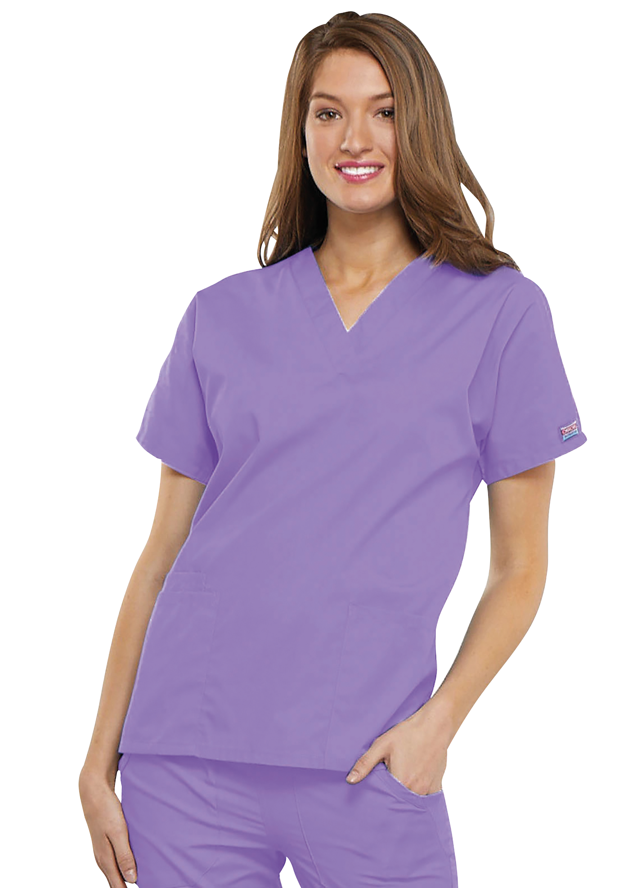 Cherokee 4700 Unisex Scrub Top Orchid Purple XS