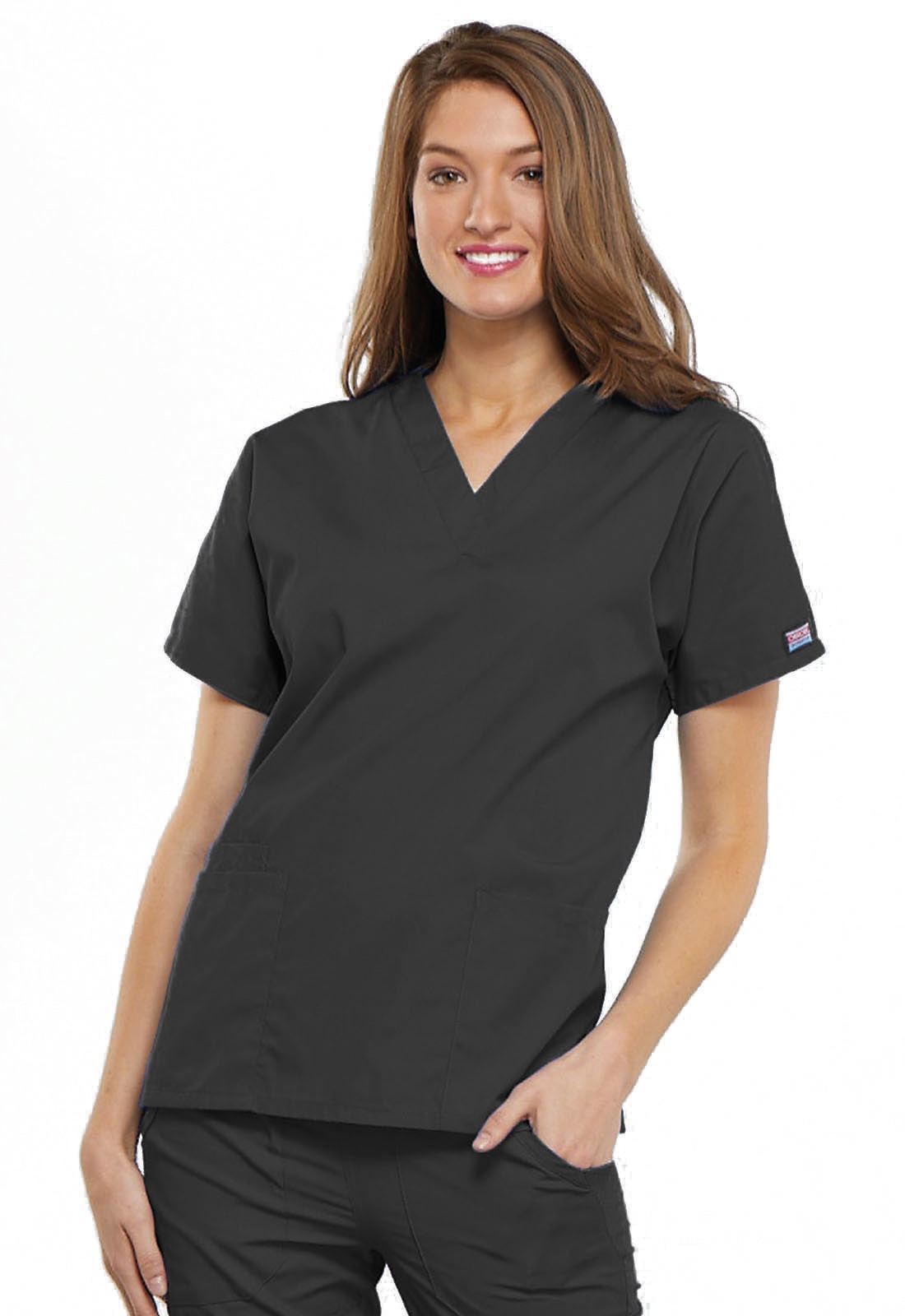 Cherokee 4700 Unisex Scrub Top Pewter Grey XXL