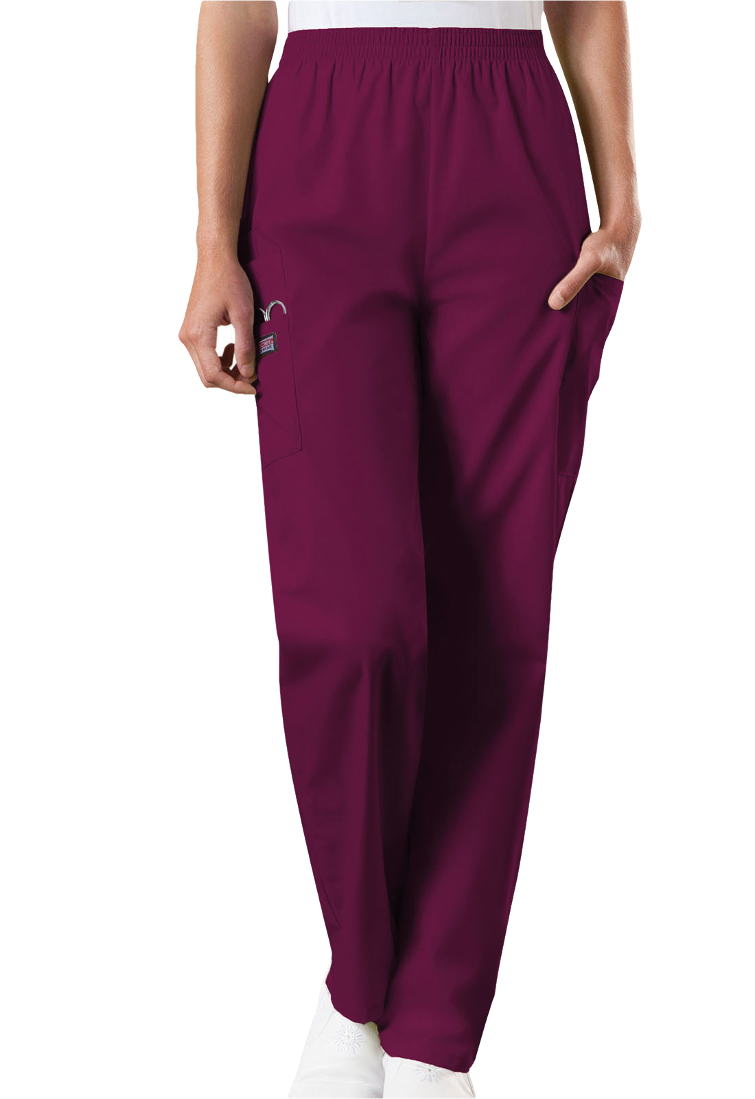 Cherokee 4200 Unisex Pull-On Scrub Trousers Wine Red L