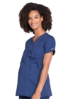 Cherokee WW685 Maternity Top Navy Blue L