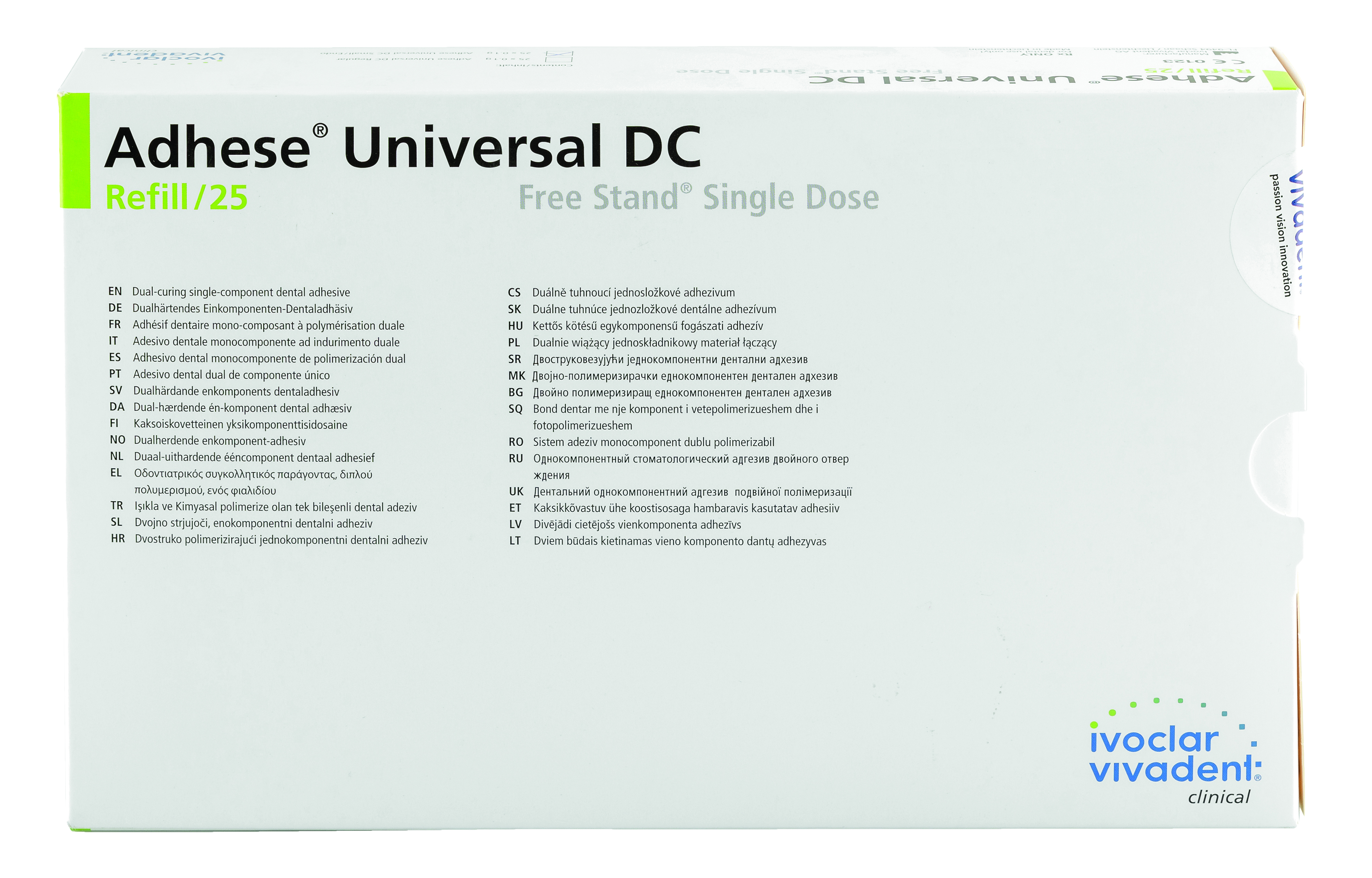 Adhese Universal DC Refill SD Small/Endo 0.1g 25pk