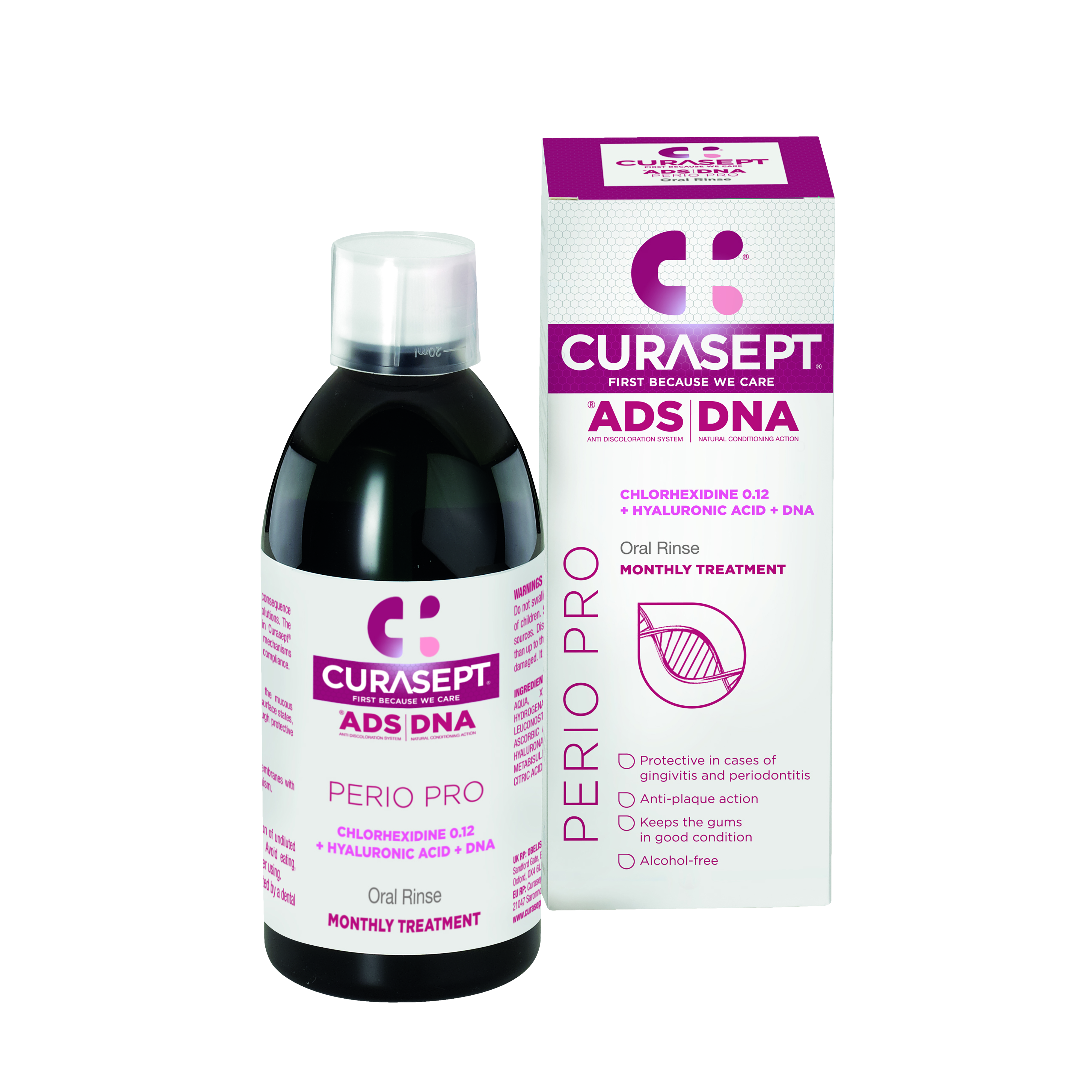 Curasept ADS Perio Pro Rinse 0.12% Clhx 500ml 6pk