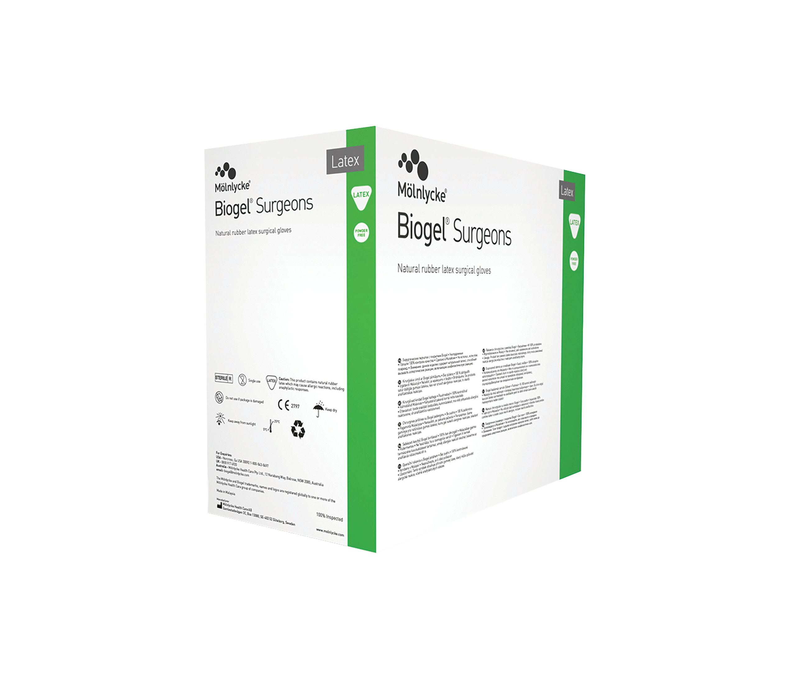 Biogel Surgeons Sterile Gloves Powder-Free 8.5 50pk