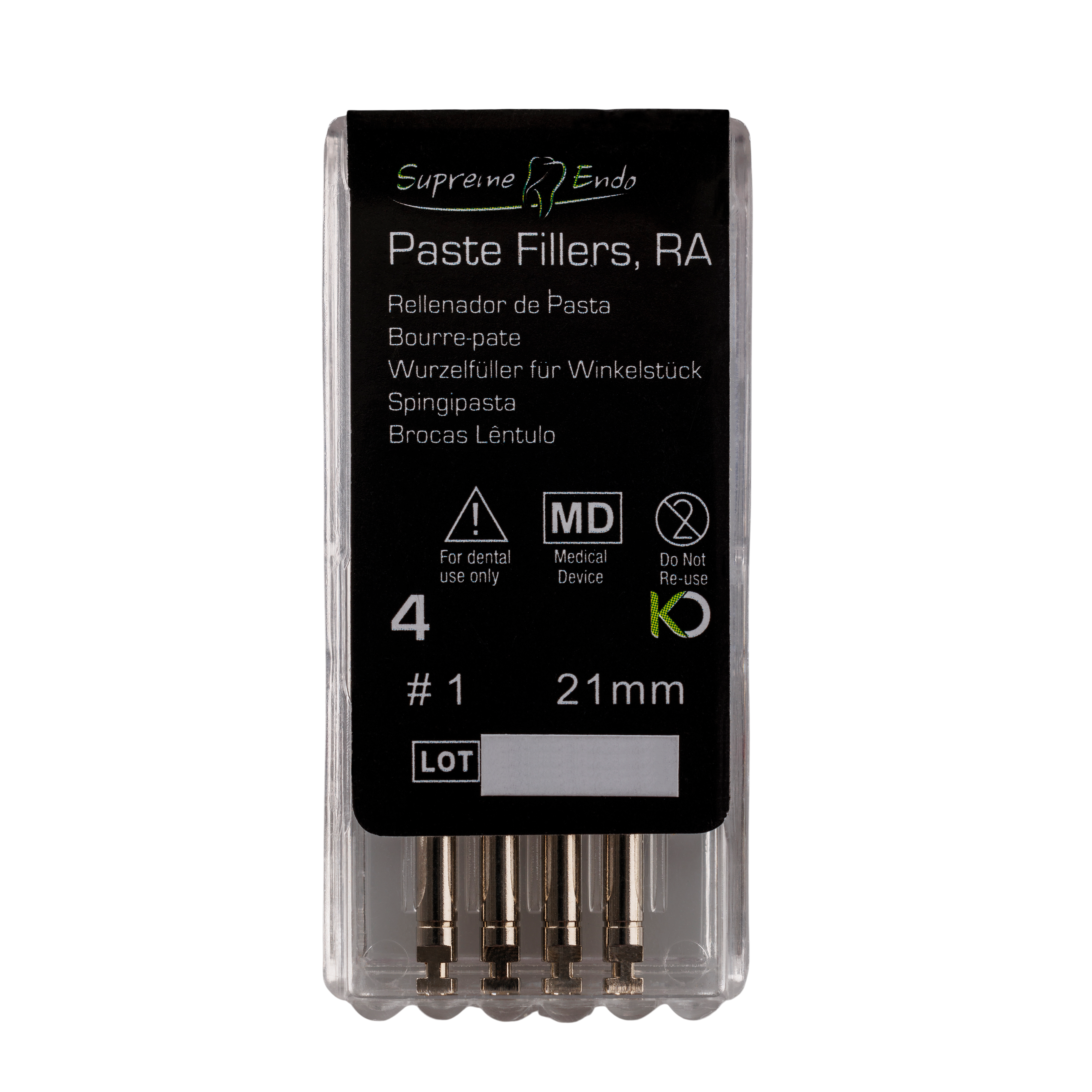 SE Paste Fillers 21mm Size 1 Red 6pk