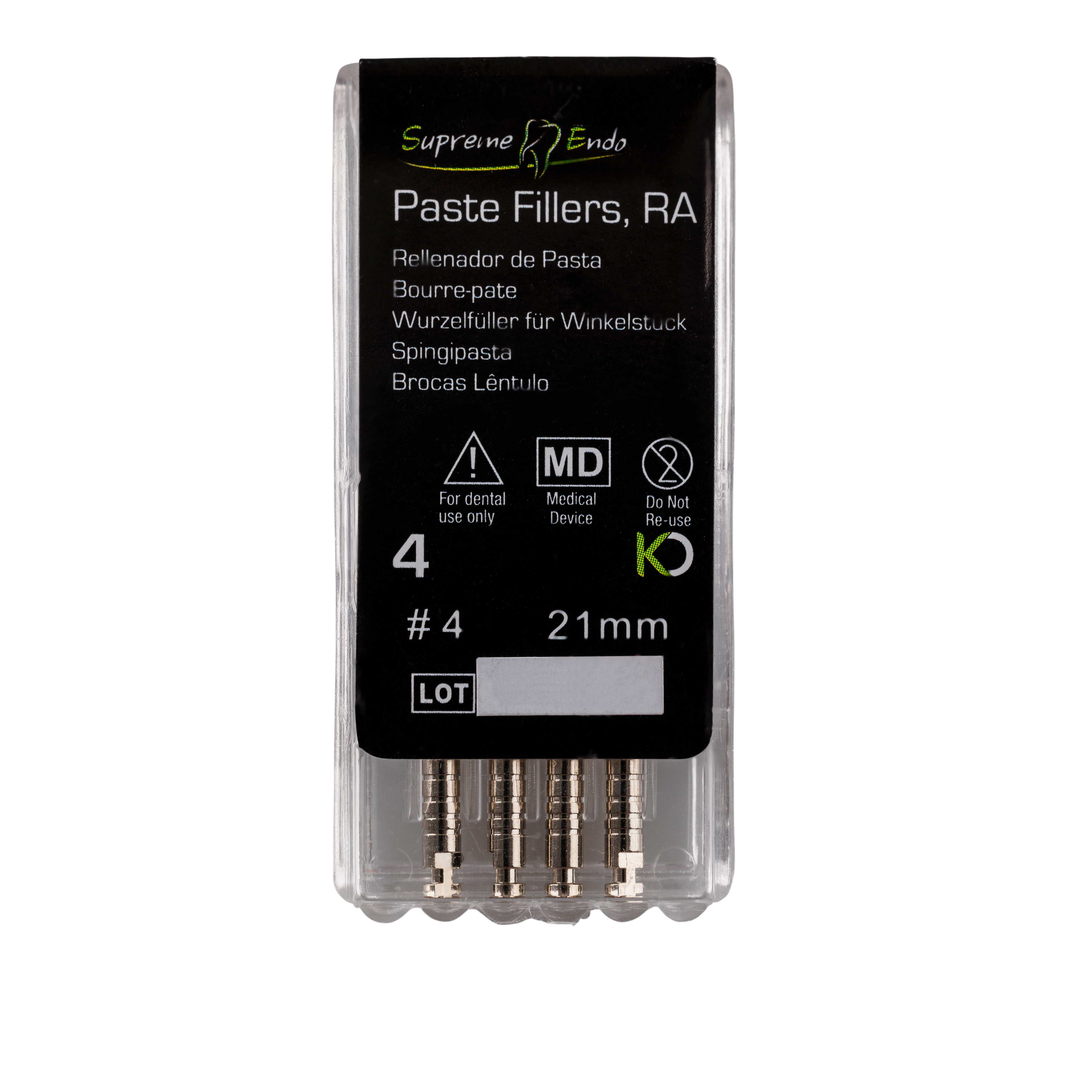 SE Paste Fillers 21mm Size 4 Black 6pk