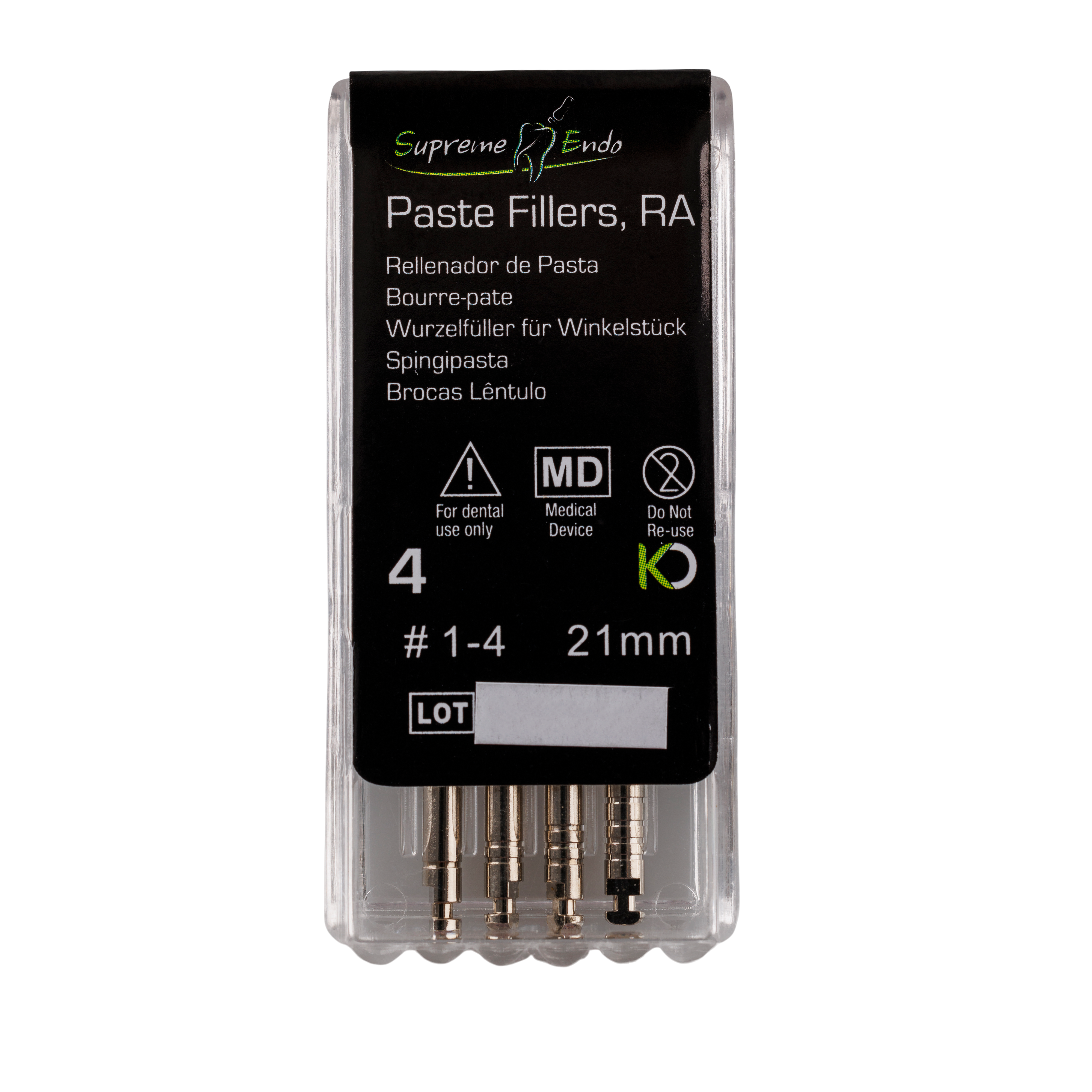 SE Paste Fillers 21mm Assorted Size 1-4