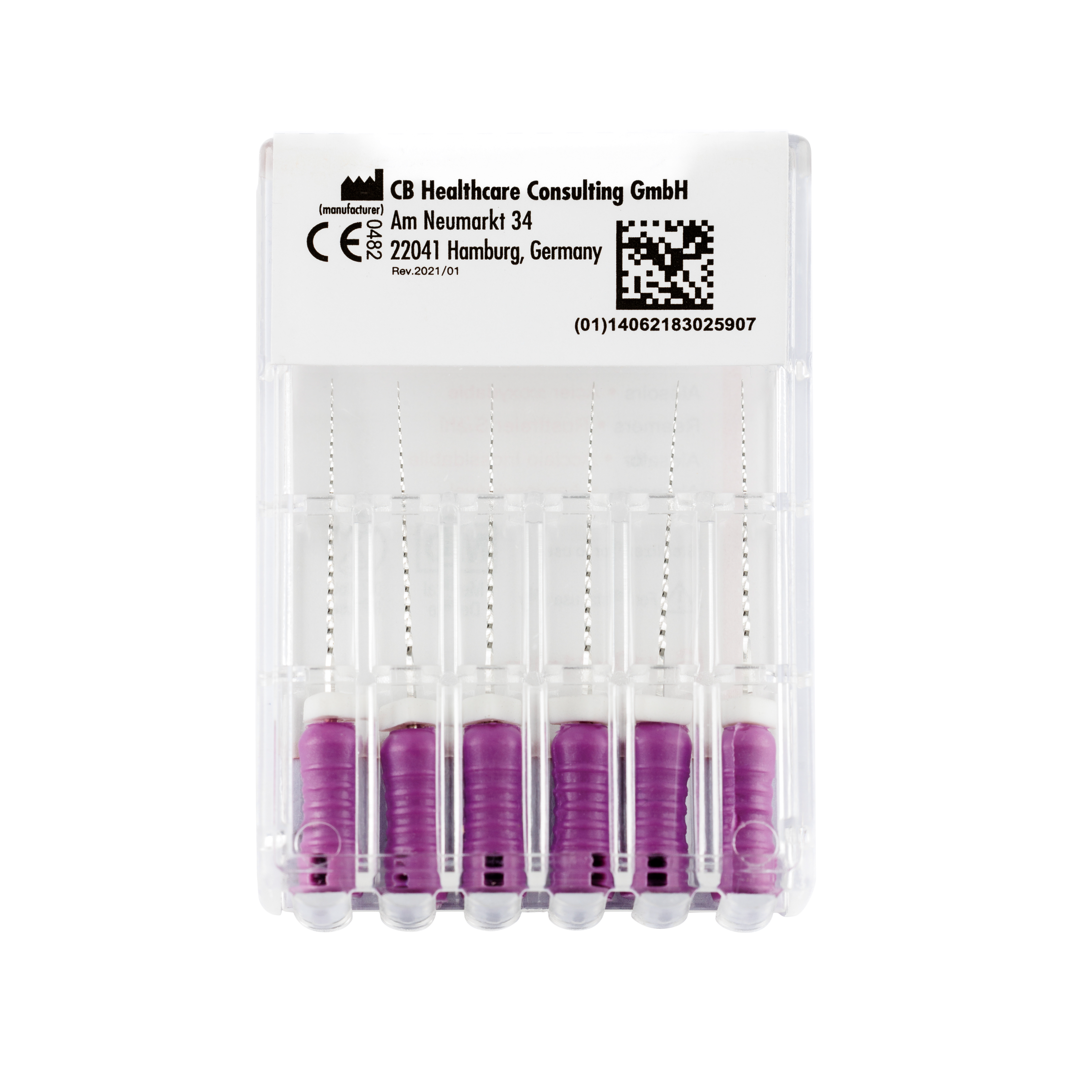 DEHP Reamers 21mm Size 10 6pk