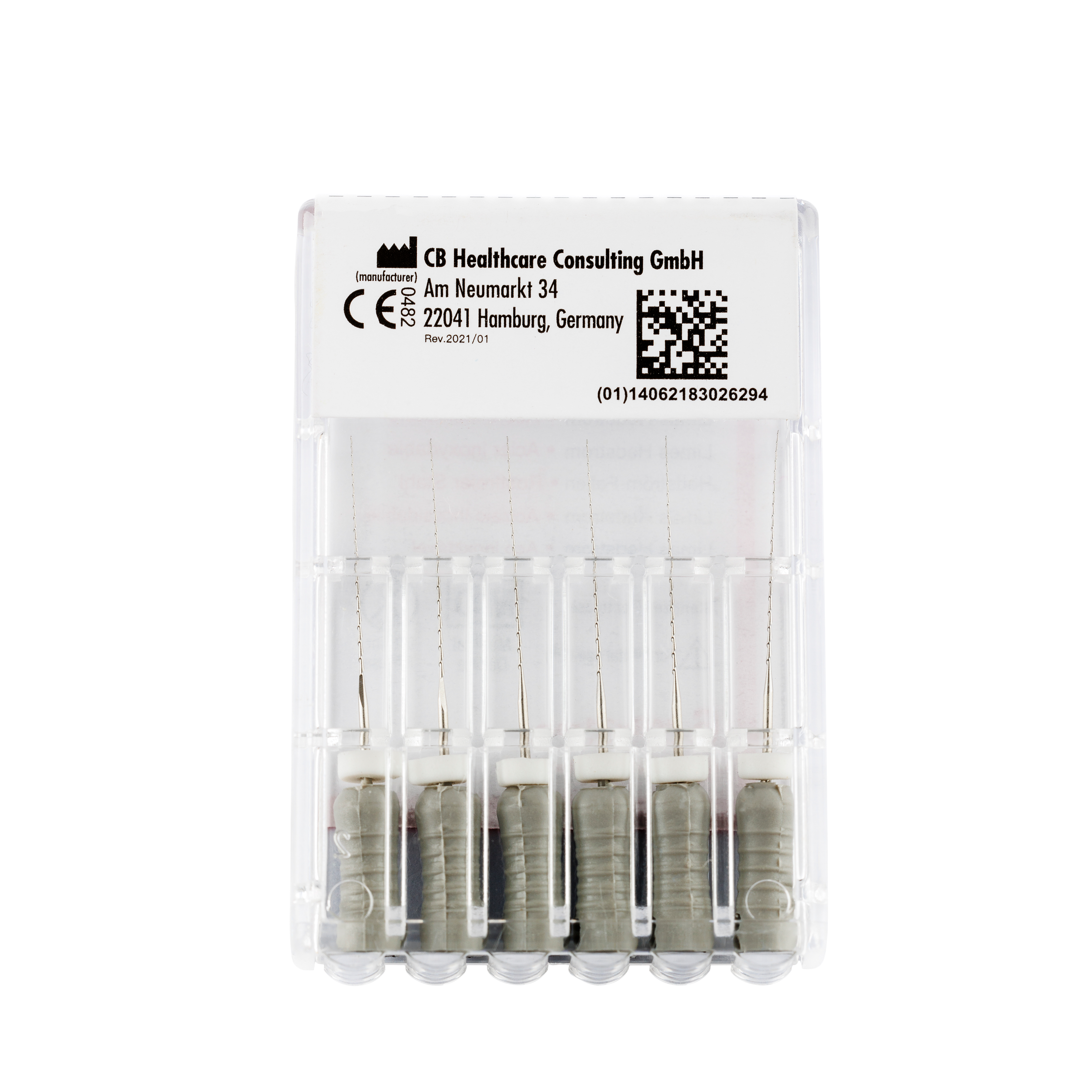 DEHP Hedstrom File 21mm Size 08 6pk