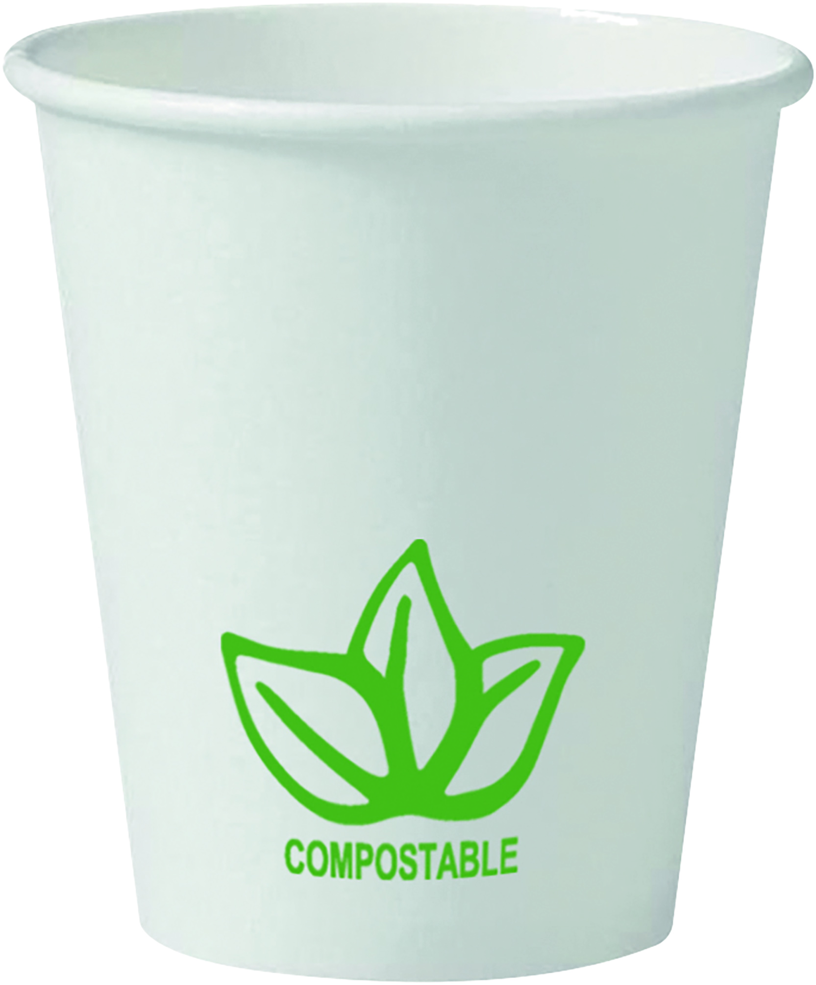 DEHP Paper Cup PLA 180ml Leaf Biodegradable 1000pk