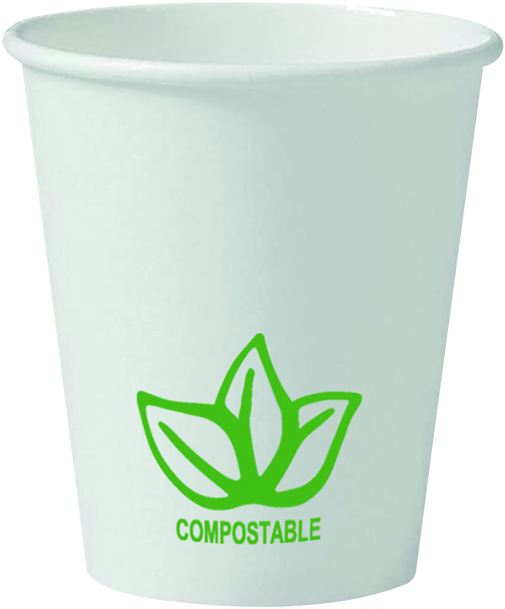 DEHP Paper Cup PLA 180ml Leaf Biodegradable 1000pk