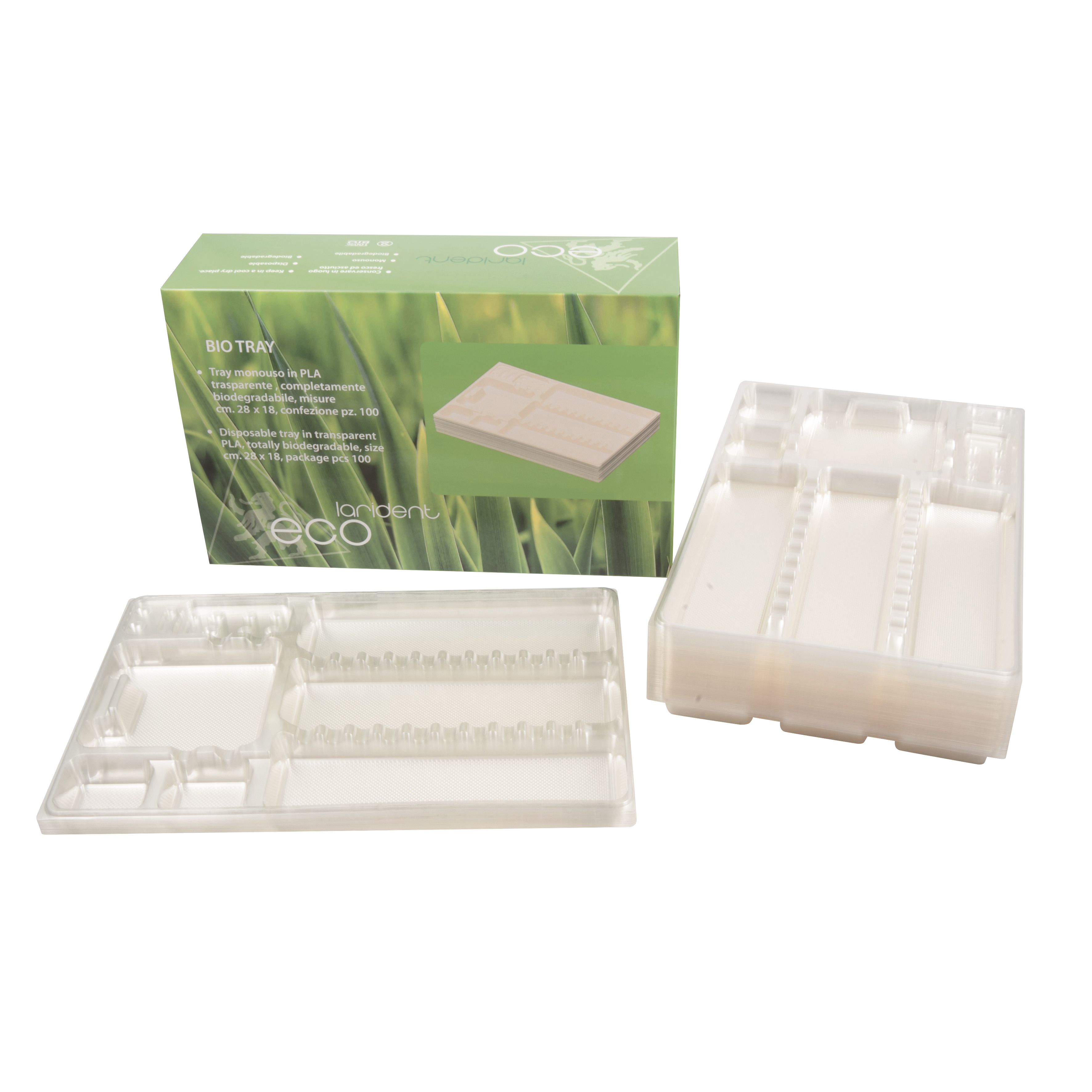 Larident Bio-Tray Disposable Plastic Instrument Tray 28 x 18cm 100pk ...