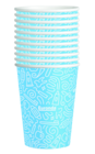 Monoart Graffiti Paper Cups Light Blue 1000pk