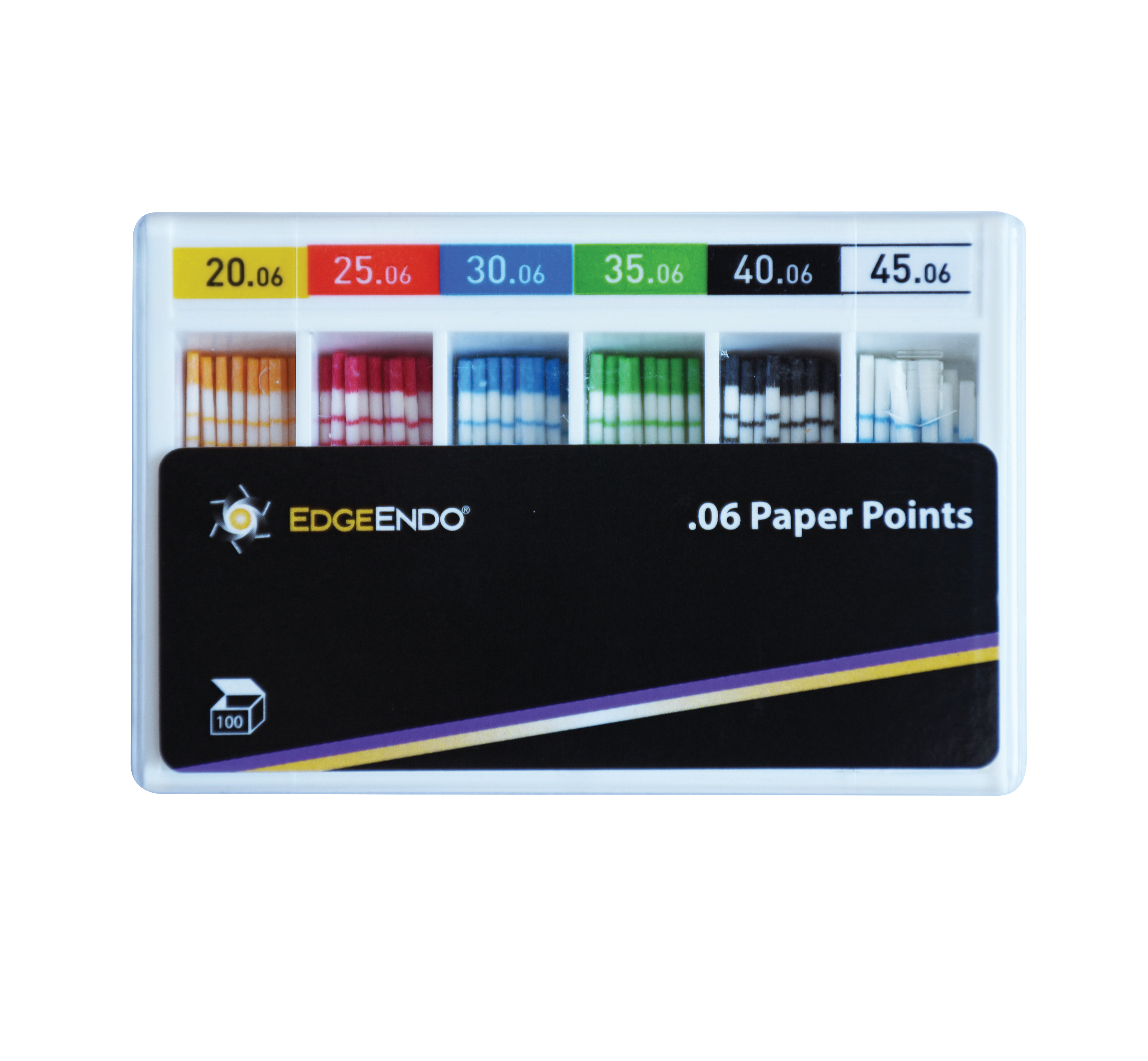 Edge X7 Paper Points .04 Assorted 100pk