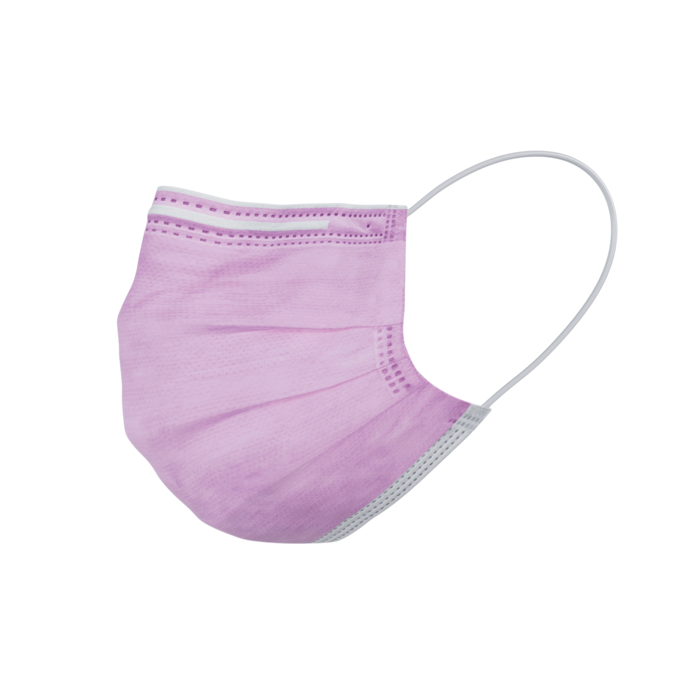 DEHP Earloop Face Mask Pink 50pk