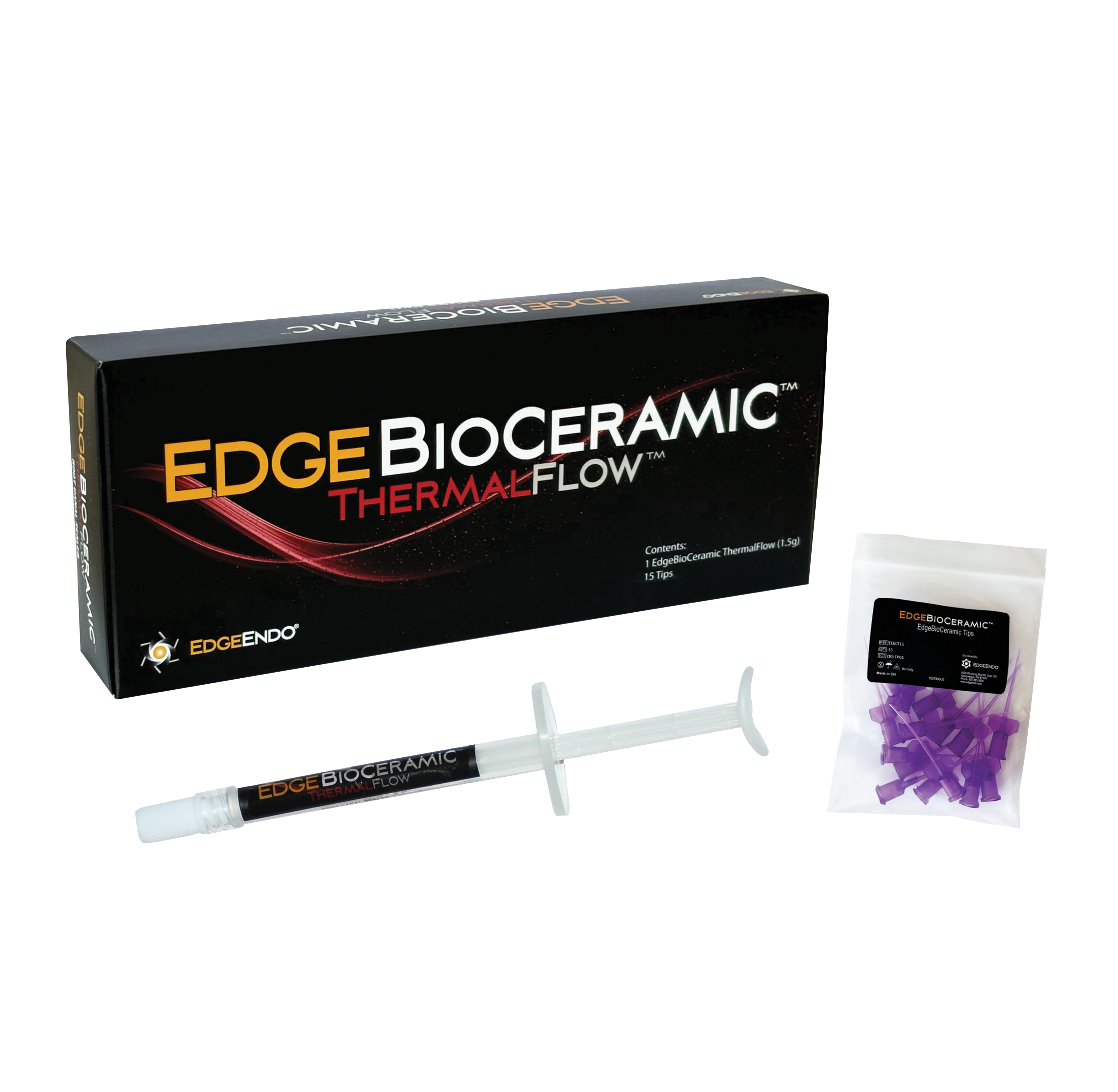 EdgeBioceramic ThermalFlow Syringe 1.5g Plus Tips