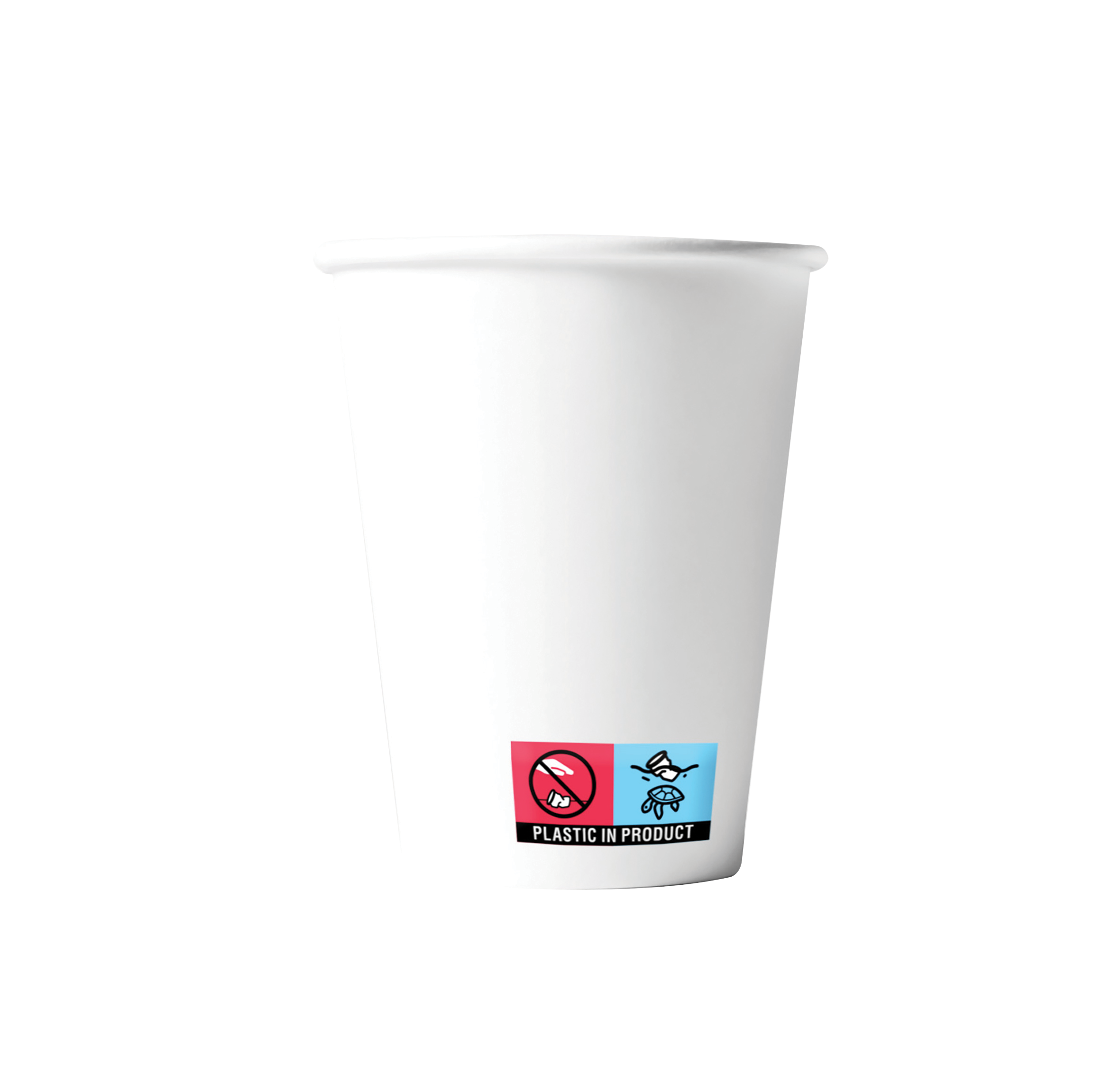 DEHP Paper Cups PE 180ml White Recyclable 1000pk