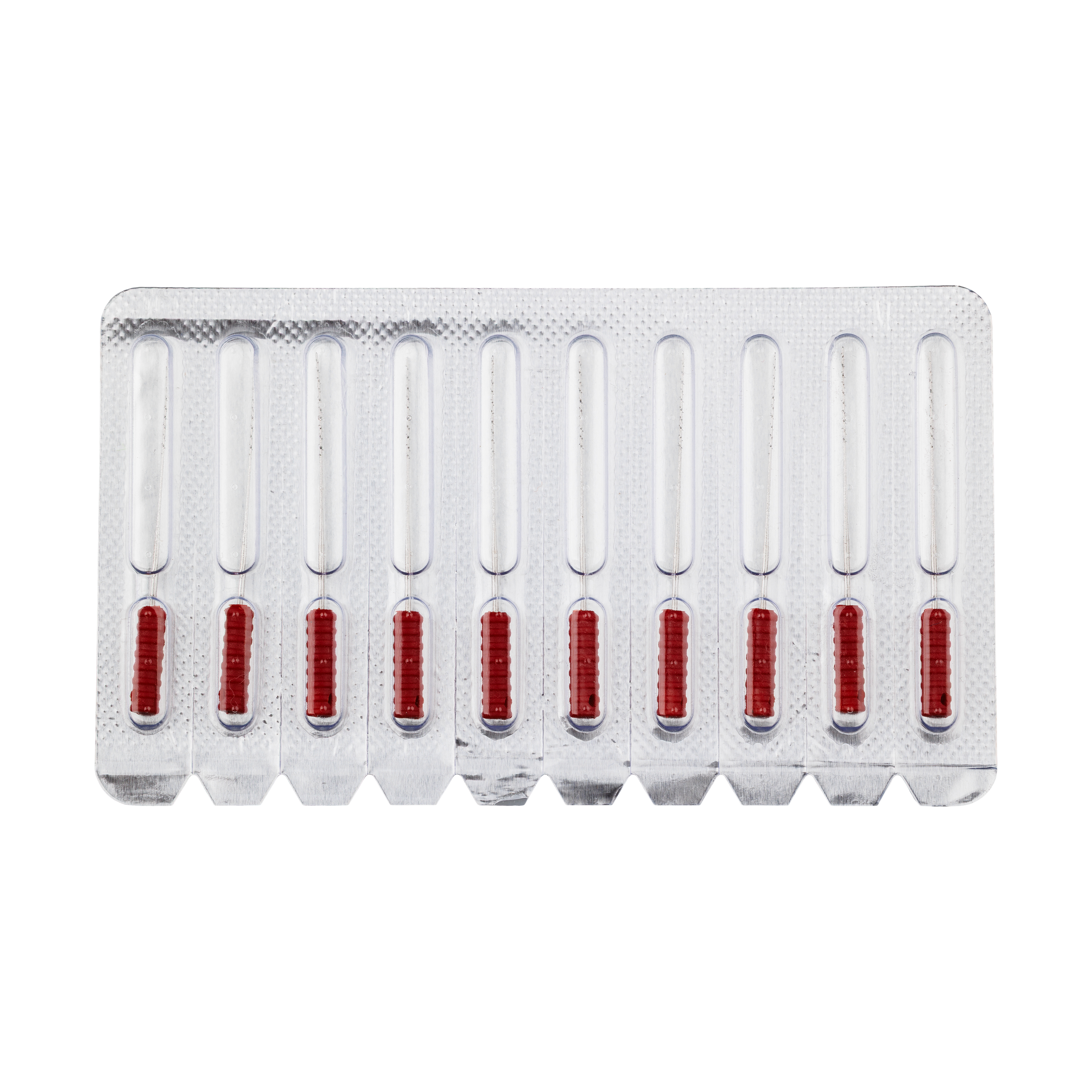 DEHP Barbed Broaches Sterile 25mm X-Fine Red 10pk