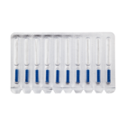 DEHP Barbed Broaches Sterile 25mm Fine Blue 10pk