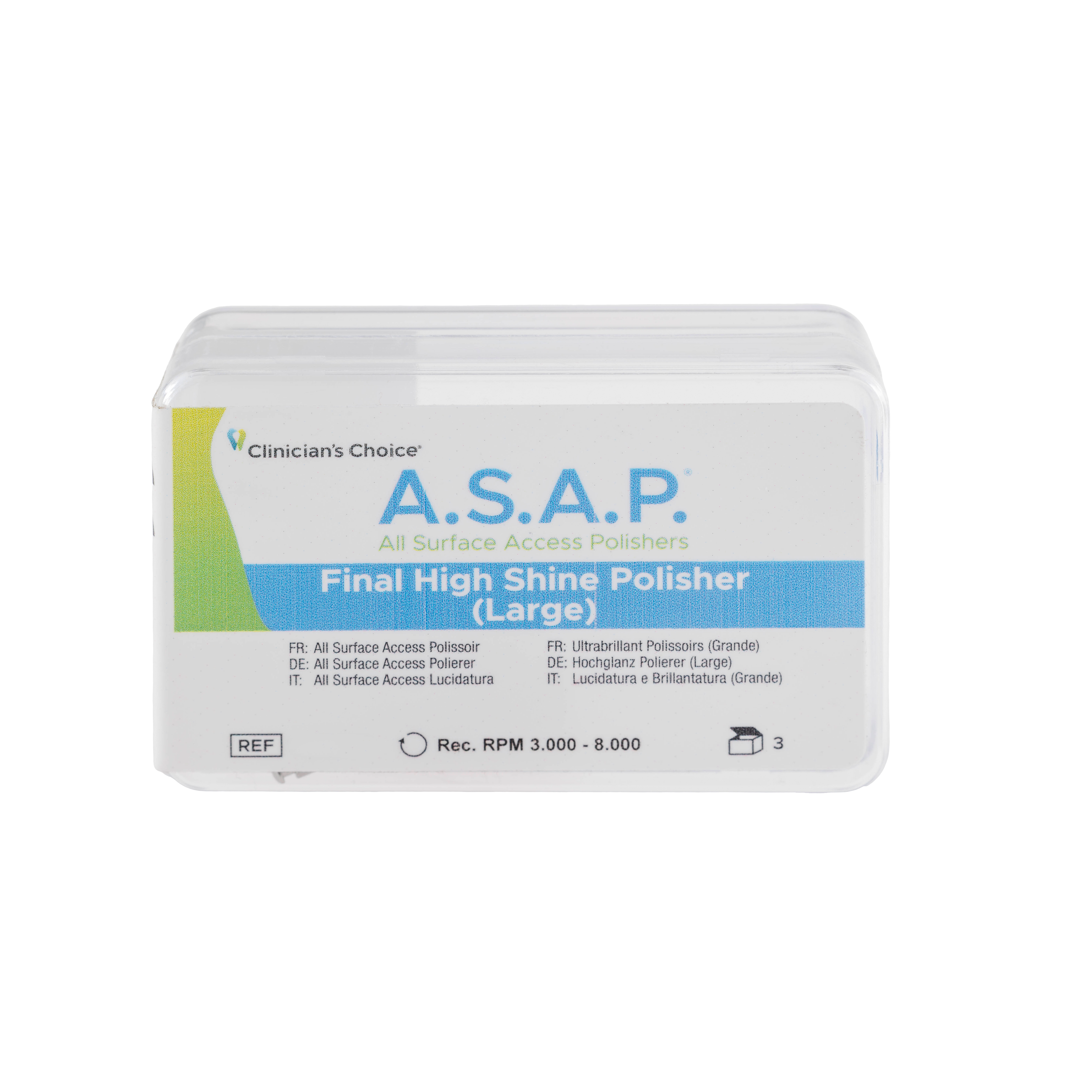 ASAP Final High Shine Polisher Large 3pk