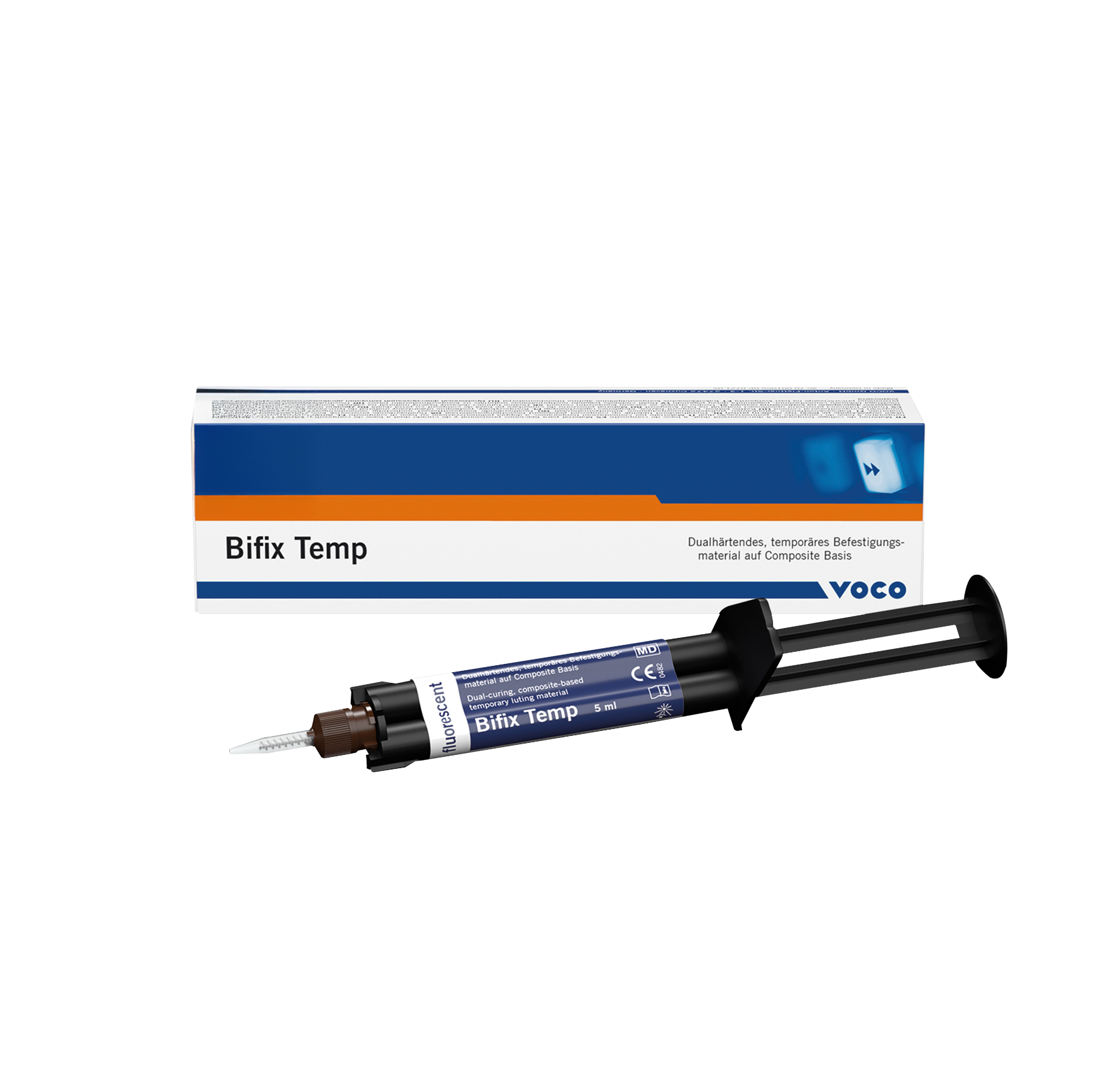 Bifix Temp QuickMix Syringe Fluorescent 5ml