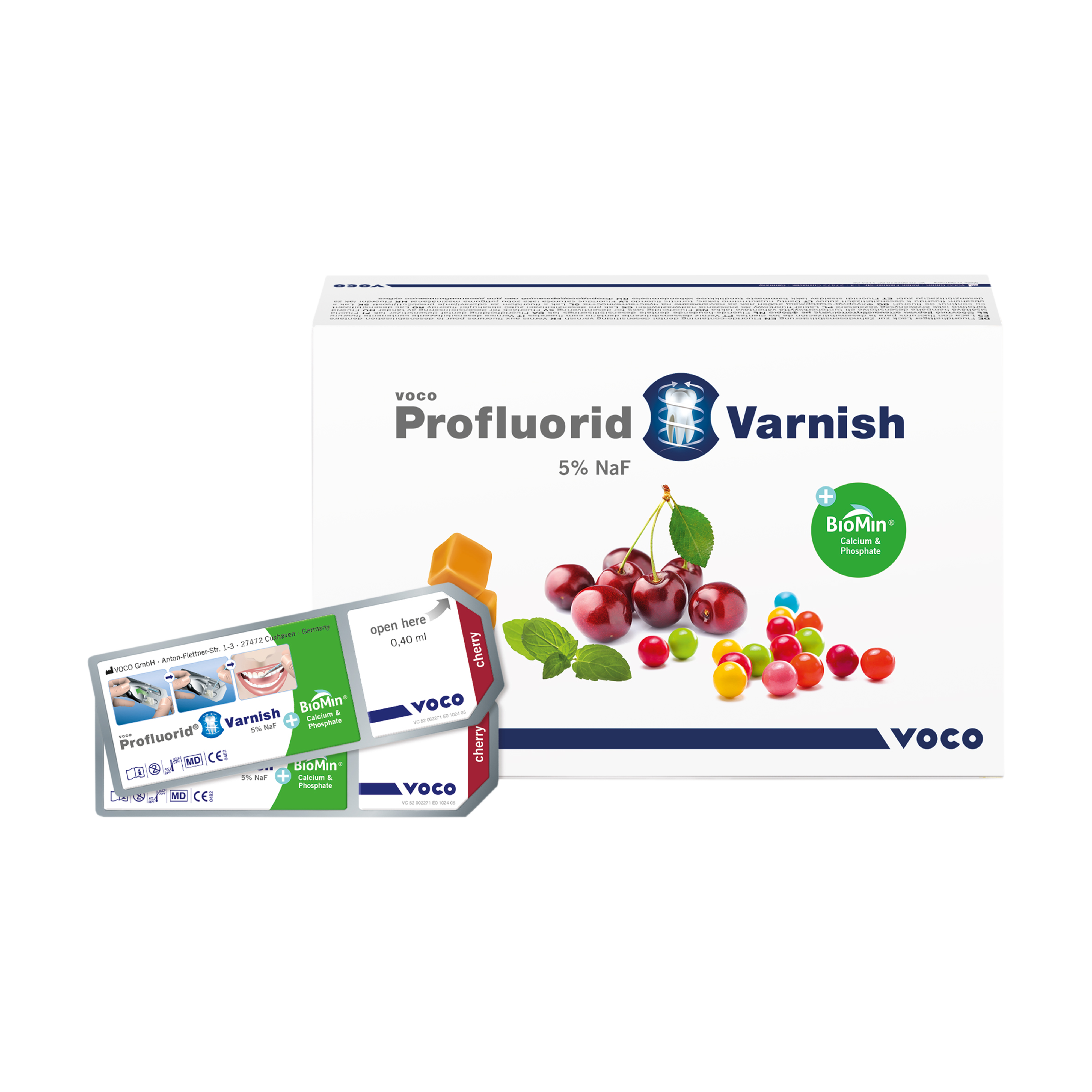 Profluorid Varnish + BioMin Cherry 0.4ml 50pk
