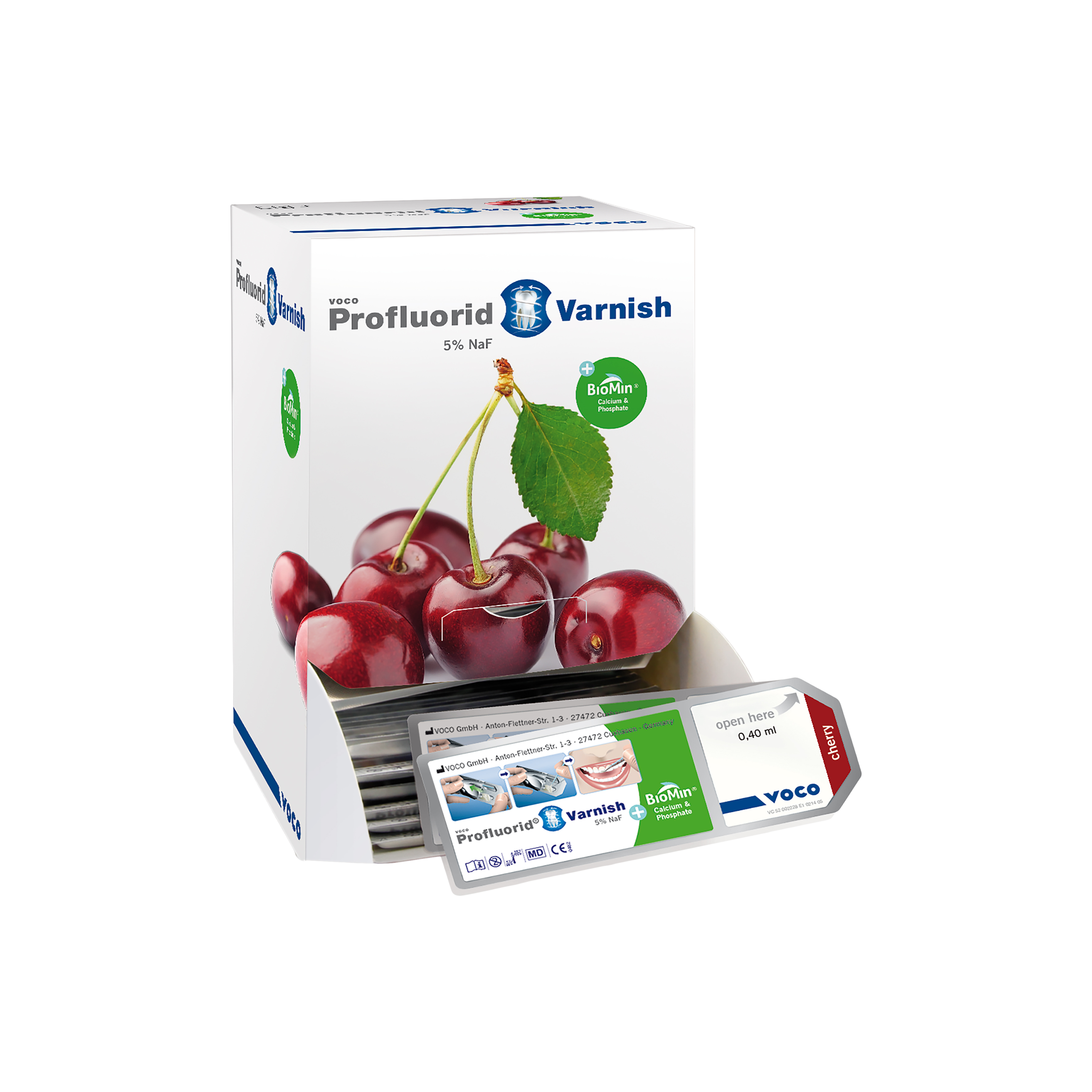 Profluorid Varnish + BioMin Cherry 0.4ml 200pk