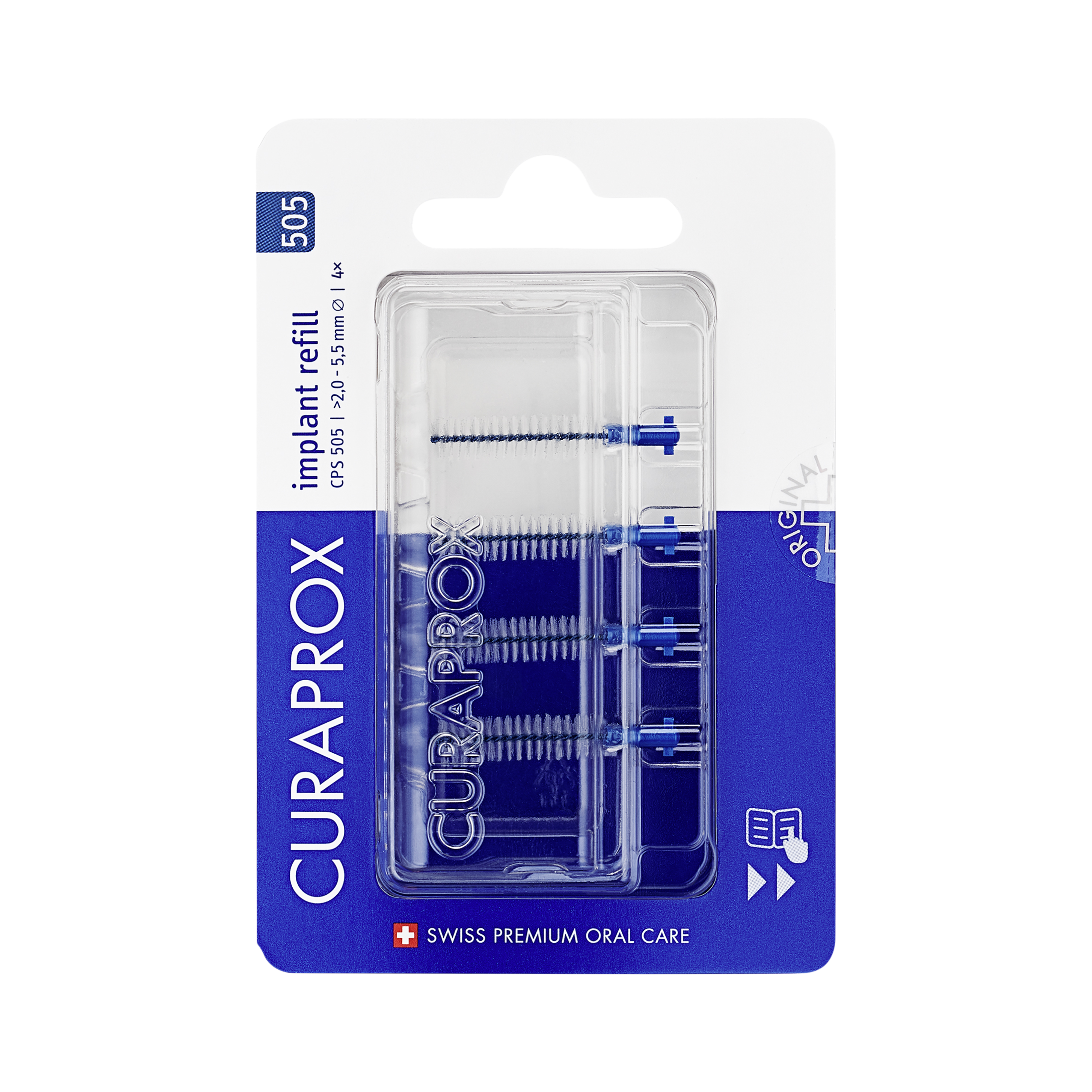 CPS implant Interdental Refill Blue 4pk
