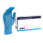 Cyber Gloves Blue Nitrile Powder-Free Textured Medium 100pk