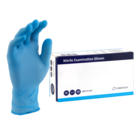 Cyber Gloves Blue Nitrile Powder-Free Textured X-Large 100pk