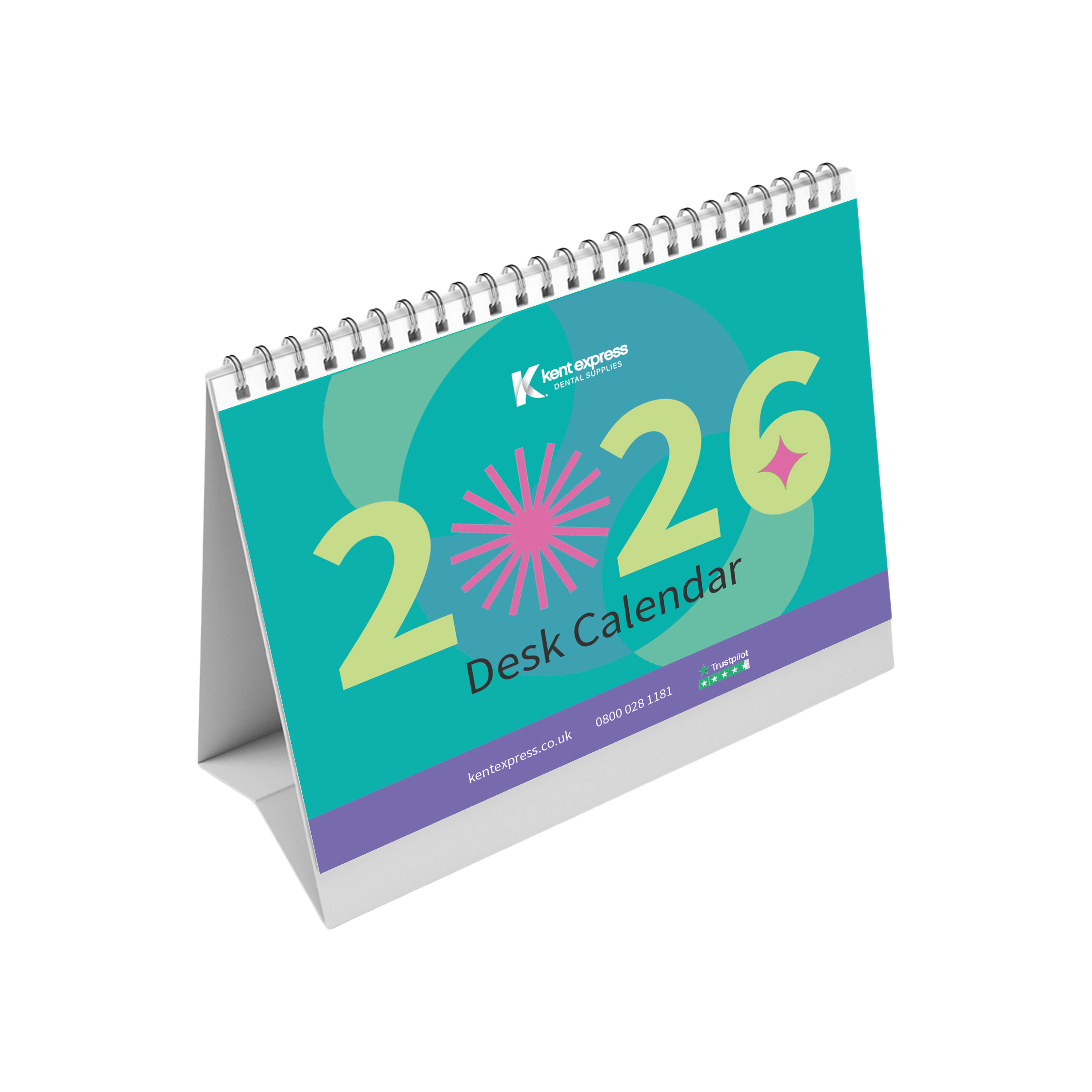 Kent 2026 Desk Calender