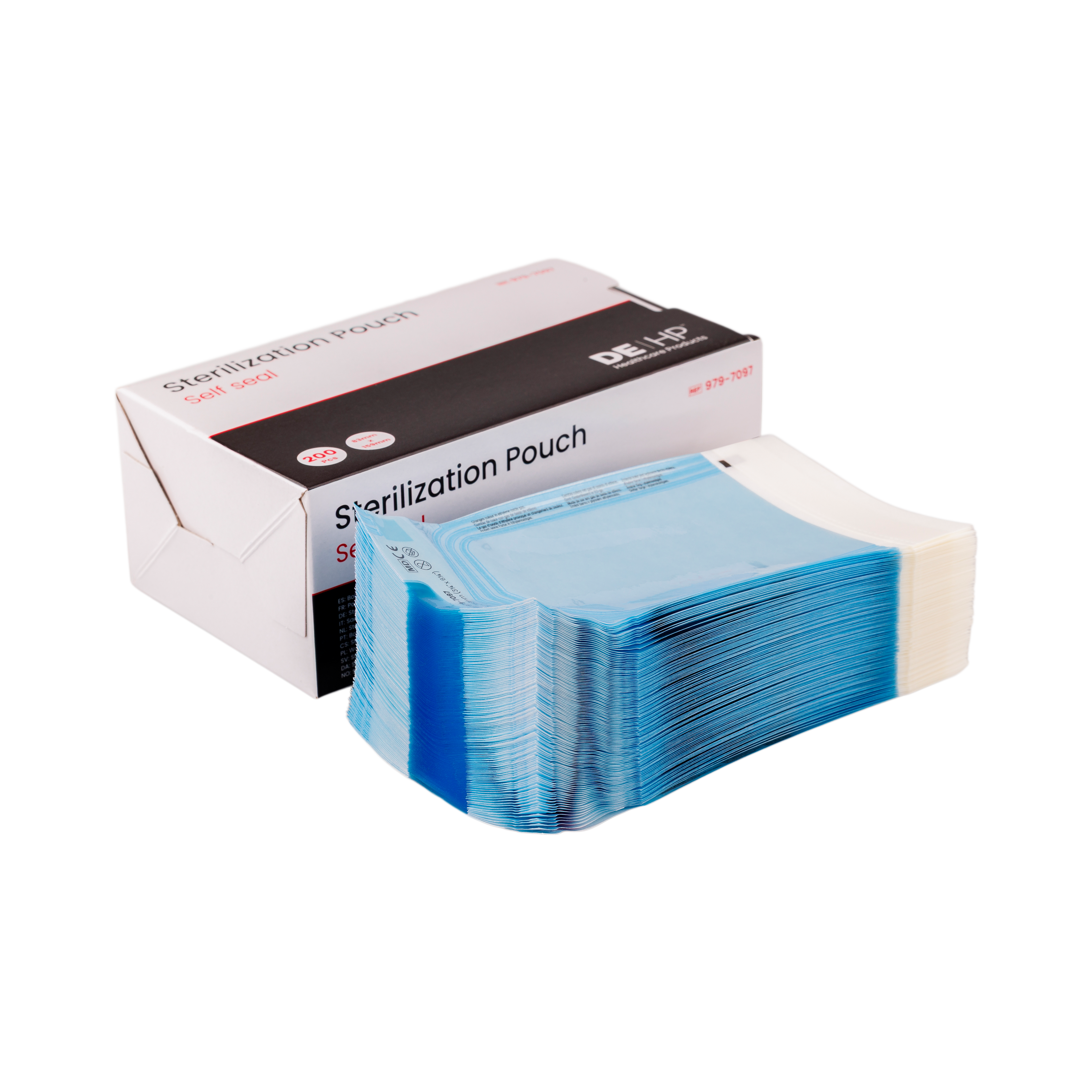 DEHP Selfseal Pouch 83 x 159mm 200pk