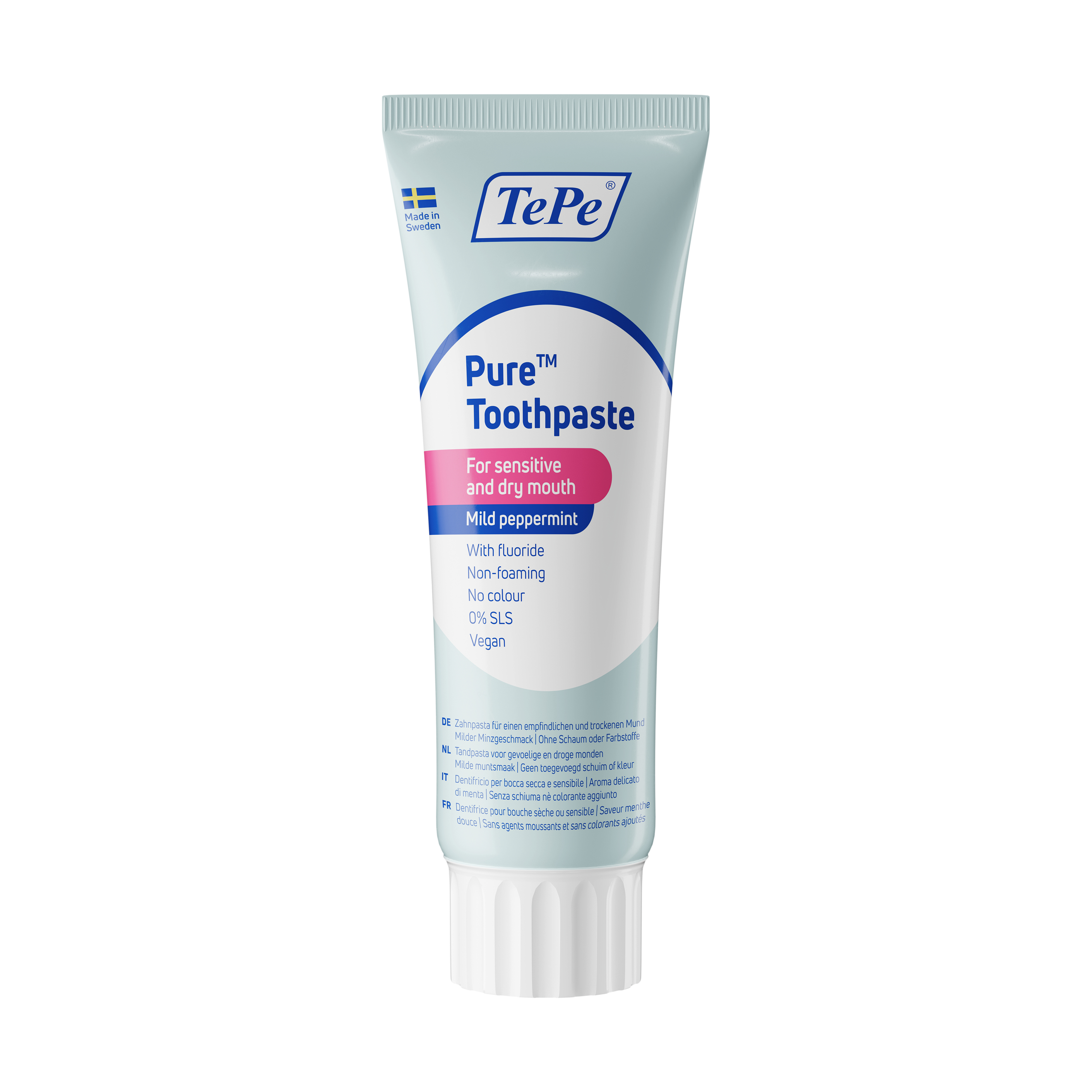 TePe Pure Toothpaste Mild Peppermint 12pk