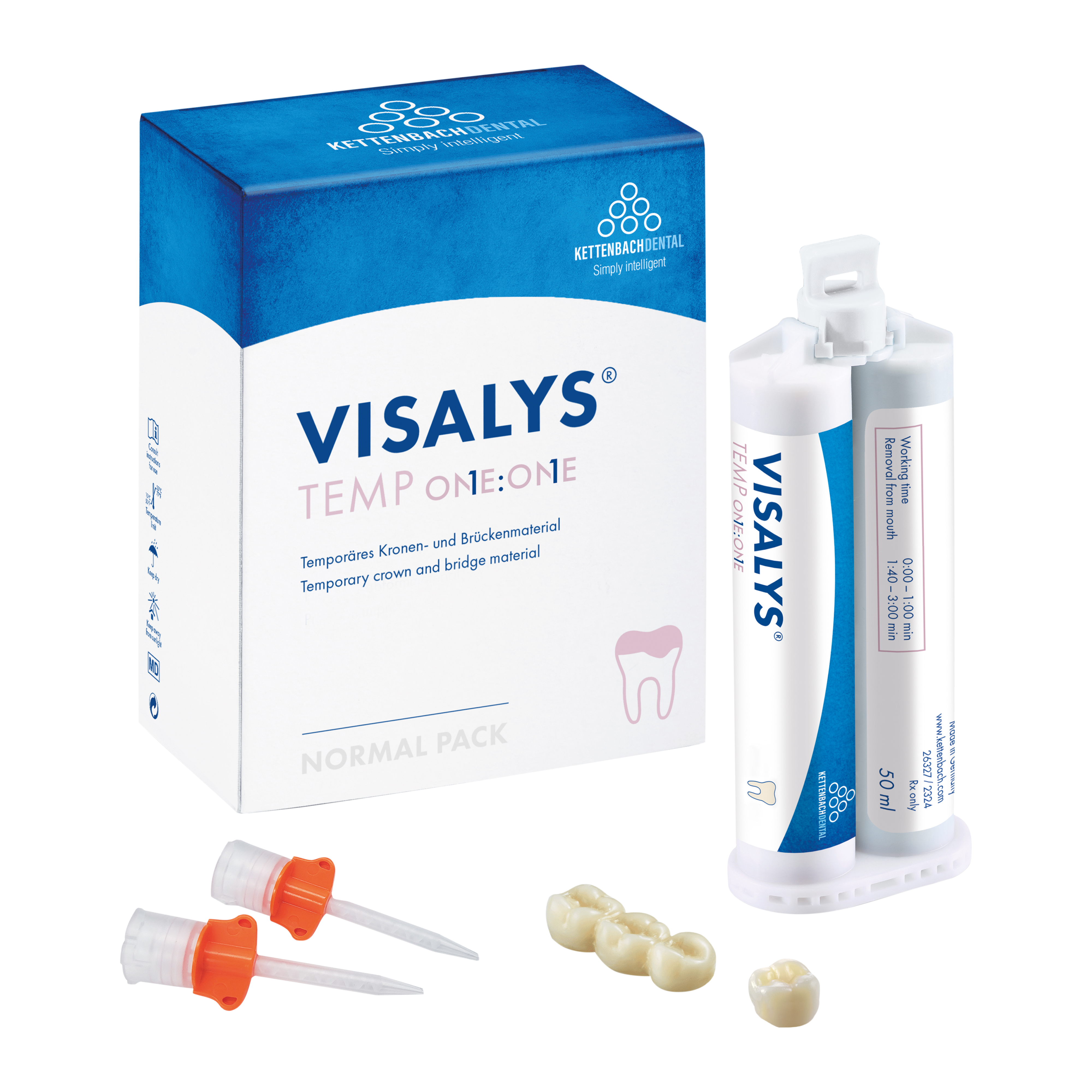 Visalys Temp One:One Bright B1-A1 Normal Pack