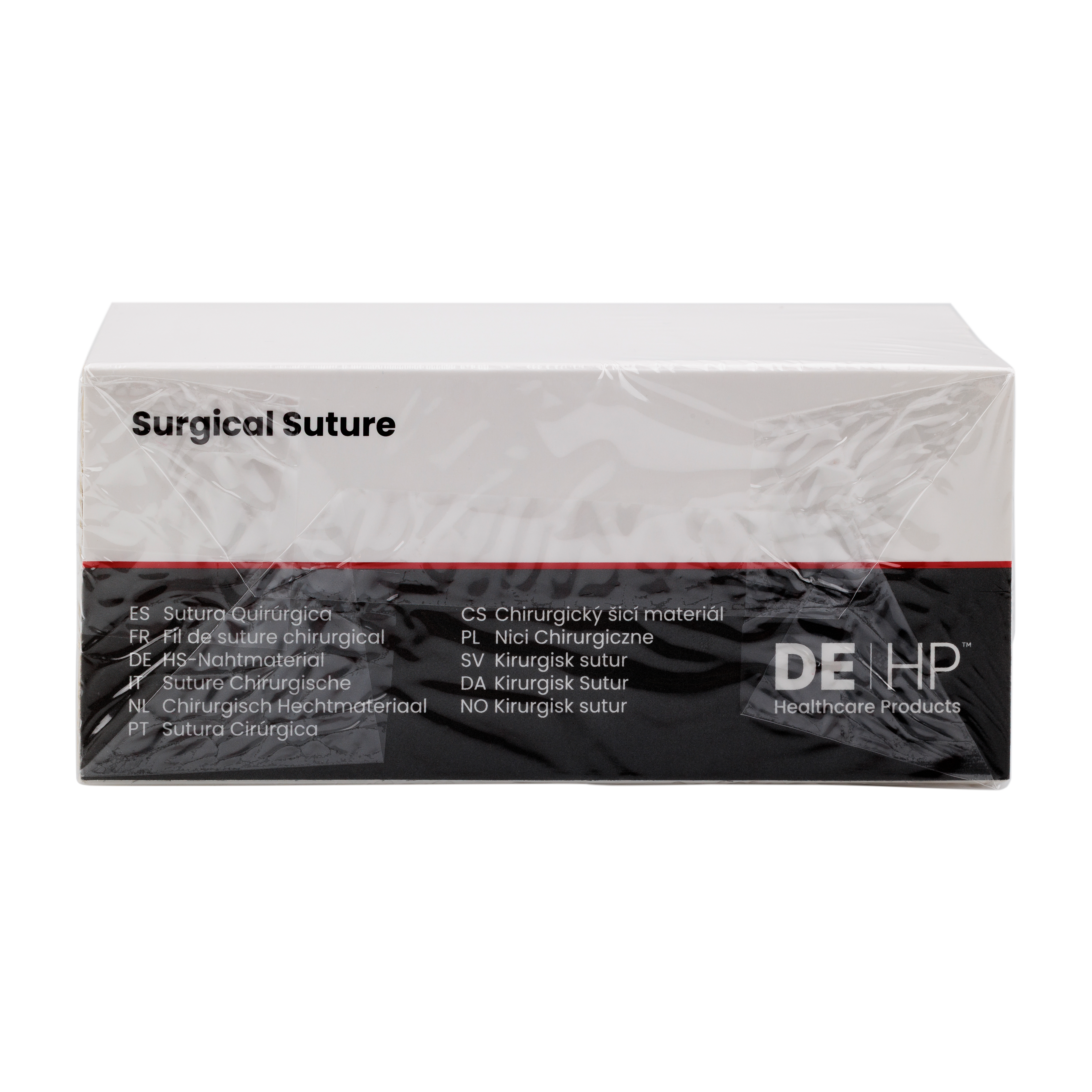 DEHP Silk Black Sutures 45cm 3-0 1/2 Circle Reverse Cutting 23mm 12pk